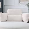 [Video] Welike Swivel Accent Barrel Modern Sofa Lounge Club Big Round Chair with Storage Ottoman Linen Fabric for Living Room Hotel with Pillows,Teddy