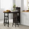 Multi Function 3-Piece Counter Height Dining Table Set