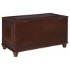 Deep Tobacco Flip Open Storage Cedar Chest
