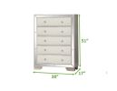 Madison King 5pc Upholstery Bedroom Set Made with Wood in Beige