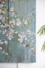 18.5" x 59" Saison White Cherry Blossom Canvas Print, Wall Decor for Living Room Bedrrom Entryway Office, Set of 4