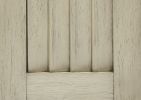 1pc Durable Storage Bench White Finish Foam Cushioned Seat Beige Upholstery Flip-Top Seat Solid Wood Home Furniture