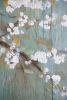 18.5" x 59" Saison White Cherry Blossom Canvas Print, Wall Decor for Living Room Bedrrom Entryway Office, Set of 4