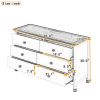 3-Pieces Bedroom Sets Full Size House Bed with Storage Headboard, Wooden Nightstand and Storage Dresser,Gray