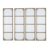 18.5" x 59" Saison White Cherry Blossom Canvas Print, Wall Decor for Living Room Bedrrom Entryway Office, Set of 4