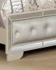Madison King 5pc Upholstery Bedroom Set Made with Wood in Beige