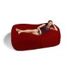 Jaxx 7 Foot Giant Bean Bag Sofa, Cinnabar