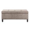 Tufted Top Soft Close Storage Bench
