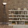 69" Metal Etagere Floor Lamp;  Charcoal Finish