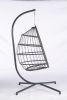 Outdoor Garden Rattan Egg Swing Chair Hanging Chair Wood