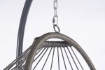 Outdoor Garden Rattan Egg Swing Chair Hanging Chair Wood